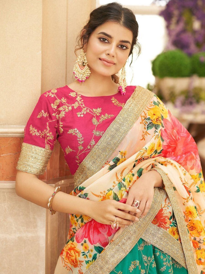 Fascinating Green Sequins Art Silk Wedding Wear Lehenga Choli