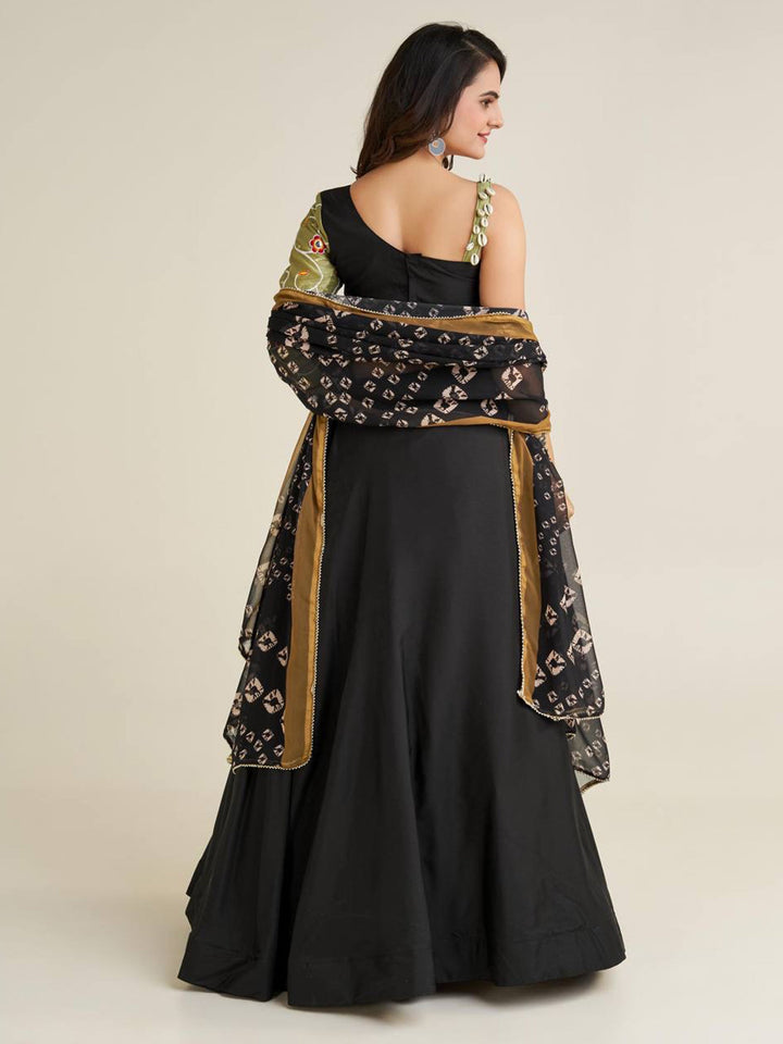 Printed Rayon Navratri Lehenga Choli With Dupatta
