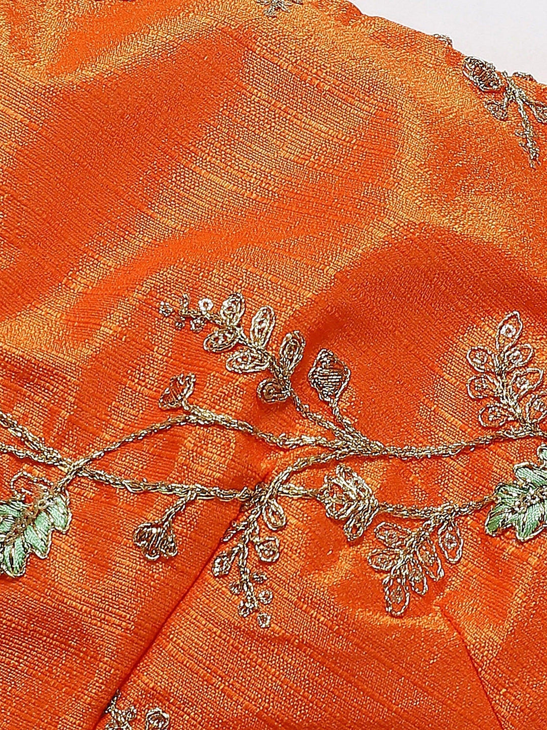 Yellow-Orange Designer Digital Printed Lehenga Choli