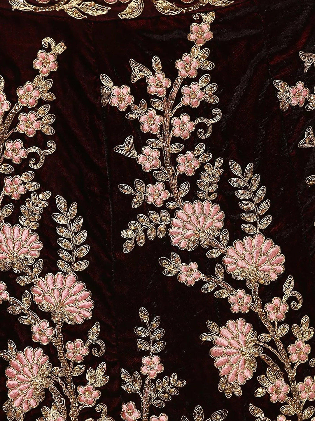 Exceptional Maroon Colored Wedding Wear Embroidered Lehenga Choli