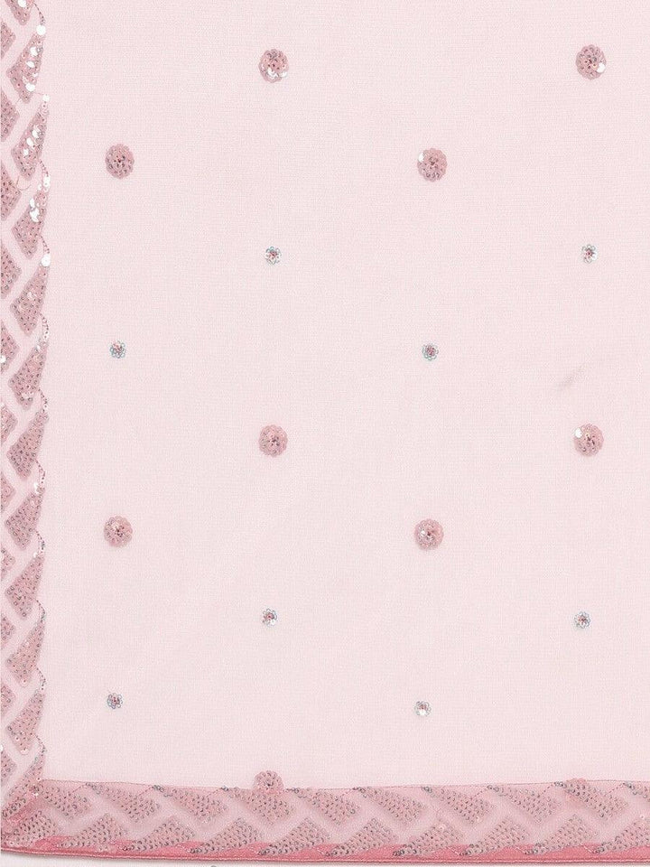 Pink Sequins Net Reception Wear Lehenga Choli
